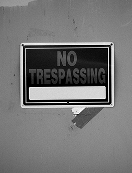 No Trespassing Sign